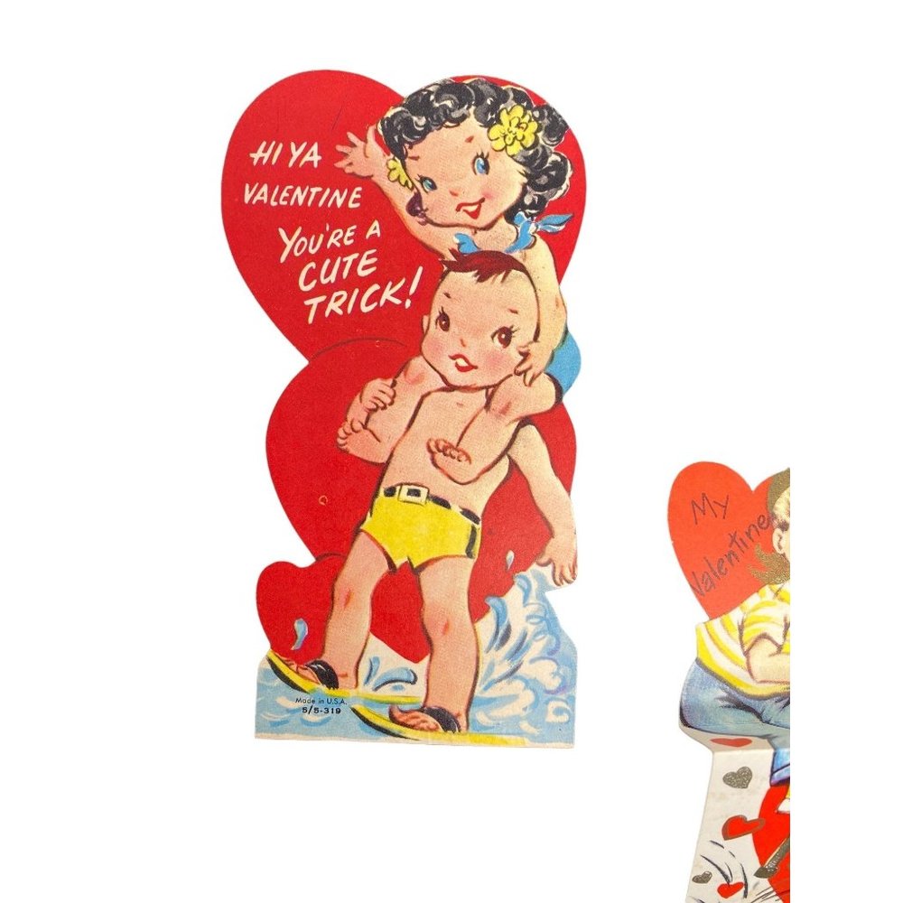 Vtg Children’s Valentines School Exchange and Card lot of 4 - Picture 2 of 8